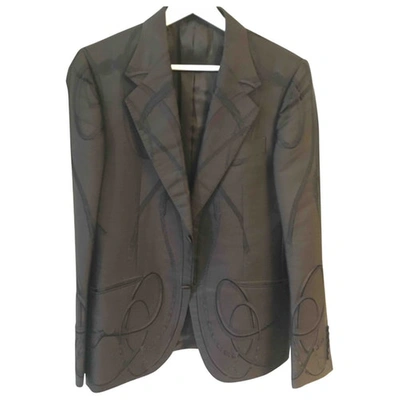 Pre-owned Gucci Silk Vest In Brown