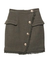 BALMAIN Knee length skirt,35422541XR 4