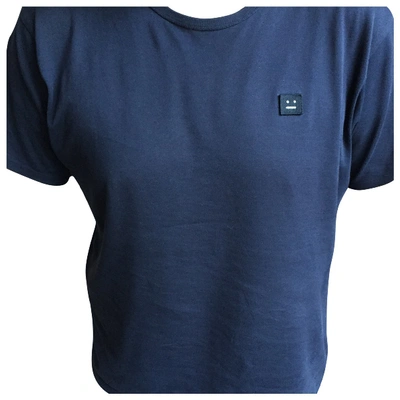 Pre-owned Acne Studios T-shirt In Navy