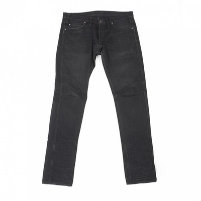 Pre-owned Lemaire Black Cotton Jeans