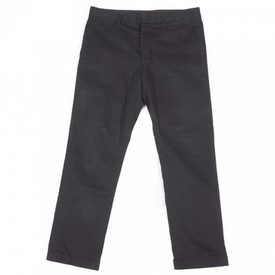Pre-owned Marc By Marc Jacobs Blue Cotton Trousers In Navy