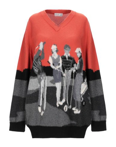 Ballantyne Sweaters In Rust