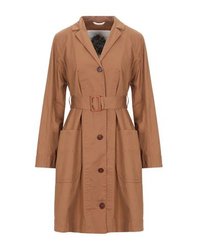 High By Claire Campbell Overcoats In Beige