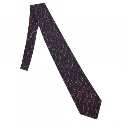 Pre-owned Missoni Silk Tie In Multicolour