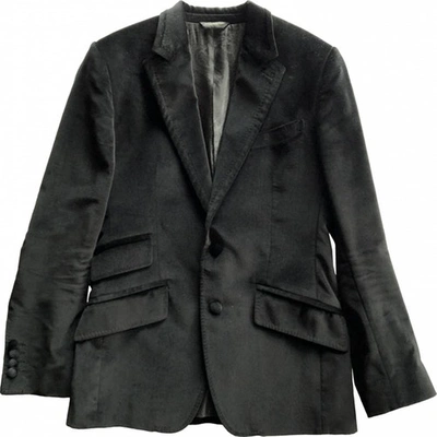 Pre-owned Dolce & Gabbana Black Velvet Jacket