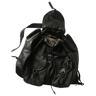 Pre-owned Bottega Veneta Black Leather Bag