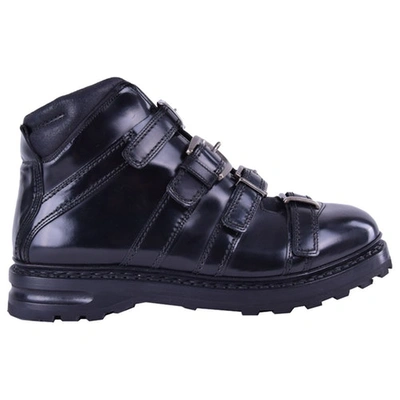 Pre-owned Dolce & Gabbana Leather Boots In Black