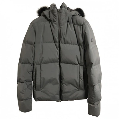 Pre-owned Fendi Grey Synthetic Coats