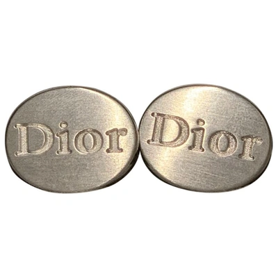 Pre-owned Dior Silver Silver Cufflinks