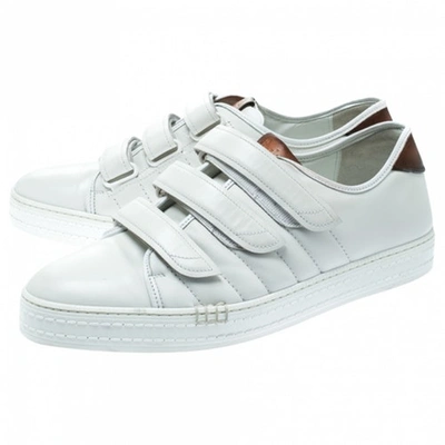 Pre-owned Berluti White Leather Trainers
