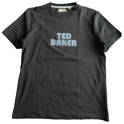 Pre-owned Ted Baker Black Cotton T-shirt