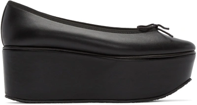 Repetto Black Leather Platform Doris ModeSens