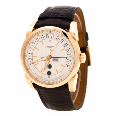 Pre-owned Parmigiani Fleurier Pink Gold Watch