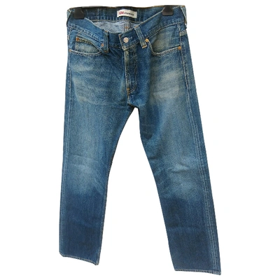 Pre-owned Levi's Straight Jeans In Blue