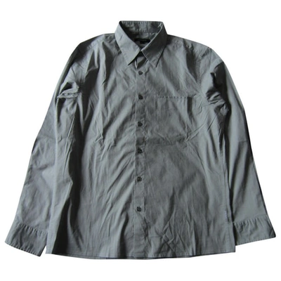 Pre-owned Dkny Shirt In Grey
