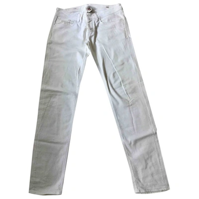 Pre-owned Cycle Slim Jean In White