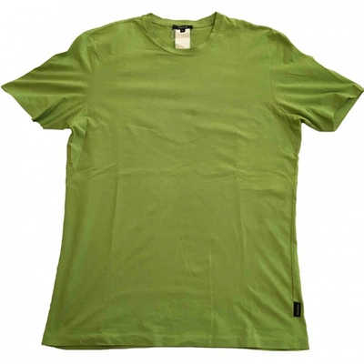 Pre-owned Versace Green Cotton T-shirt