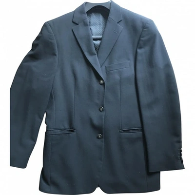 Pre-owned Hugo Boss Wool Vest In Black