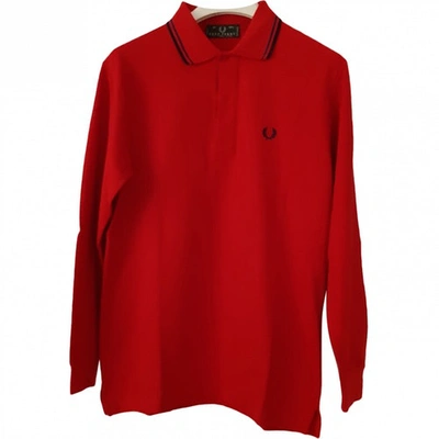 Pre-owned Fred Perry Polo Shirt In Red
