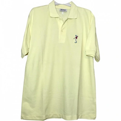 Pre-owned Hugo Boss Polo Shirt In Yellow