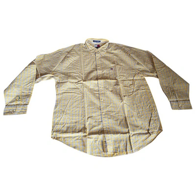 Pre-owned Tommy Hilfiger Shirt In Yellow