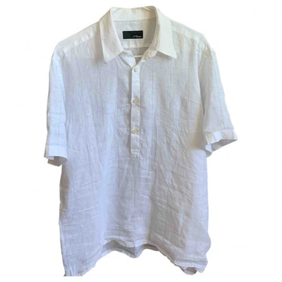 Pre-owned St Dupont White Linen Shirts
