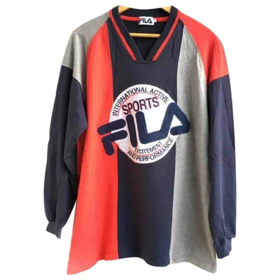 Pre-owned Fila Sweatshirt In Multicolour