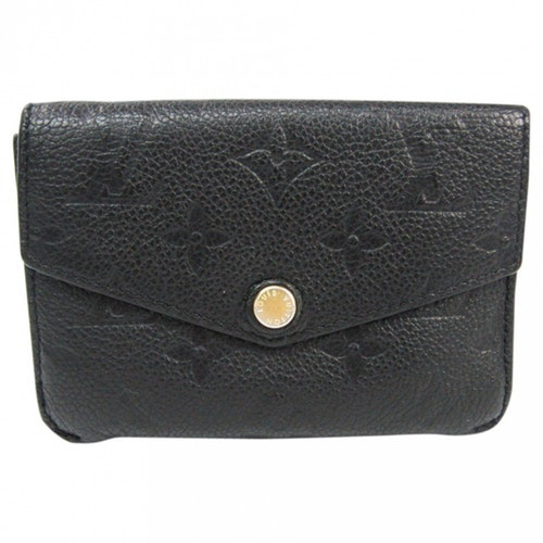 Pre-Owned Louis Vuitton Black Leather Small Bag, Wallet & Cases | ModeSens