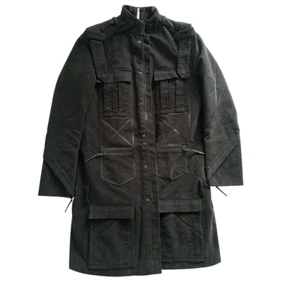 Pre-owned Dior Black Cotton Coat