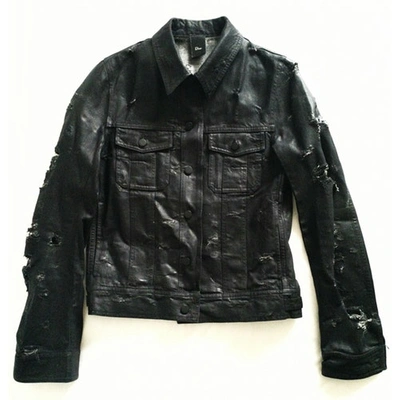 Pre-owned Dior Black Denim - Jeans Jacket