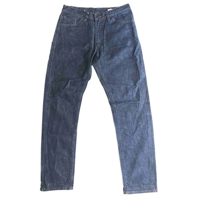 Pre-owned Hope Straight Jeans In Blue
