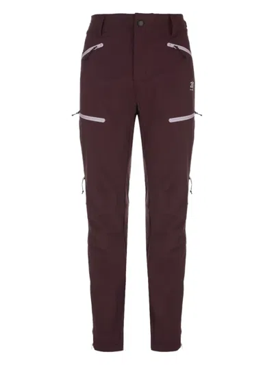 2117 Of Sweden Zip-pocket Trousers In Purple