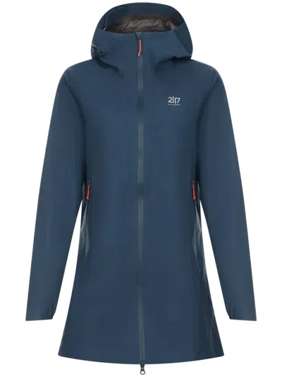 2117 Twentyone Seventeen Blue Markitta 2.5l Hooded Short Coat