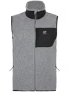 2117 Twentyone Seventeen Skord Pile Vest In Gray