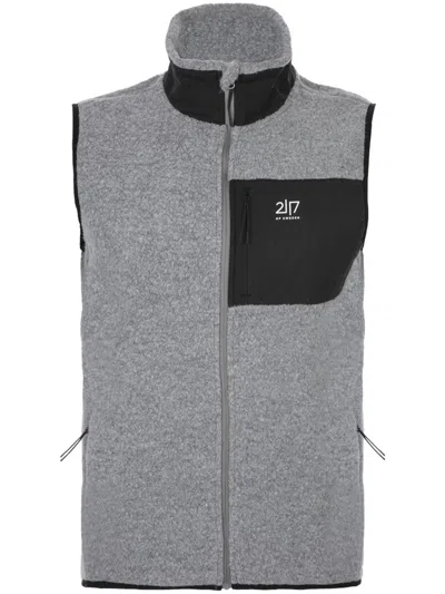 2117 Twentyone Seventeen Skord Pile Vest In Gray