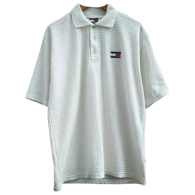 Pre-owned Tommy Hilfiger Polo Shirt In White