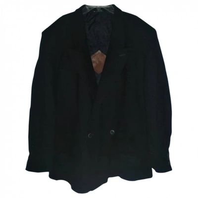 Pre-owned Pal Zileri Wool Jacket In Black