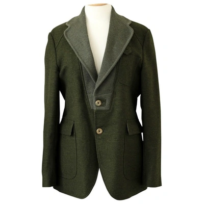 Pre-owned Fendi Green Wool Jacket