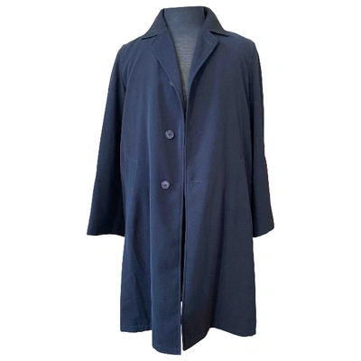 Pre-owned Giorgio Armani Coat In Black