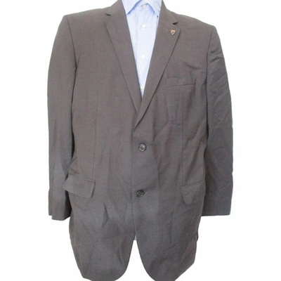 Pre-owned Hugo Boss Wool Vest In Grey