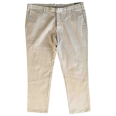 Pre-owned Polo Ralph Lauren Trousers In Beige