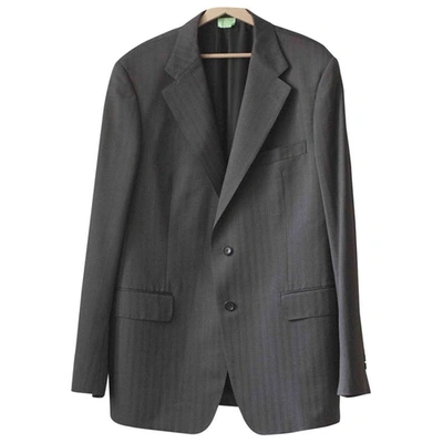 Pre-owned Gucci Grey Wool Jacket