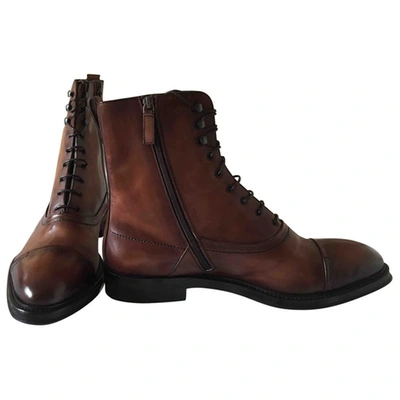 Pre-owned Berluti Brown Leather Boots