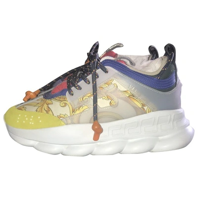 Pre-owned Versace Chain Reaction Multicolour Rubber Trainers