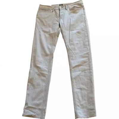 Pre-owned Dolce & Gabbana Grey Cotton Jeans