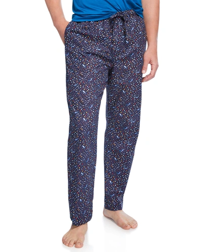 Derek Rose Men's Ledbury 29 Lounge Pants In Navy