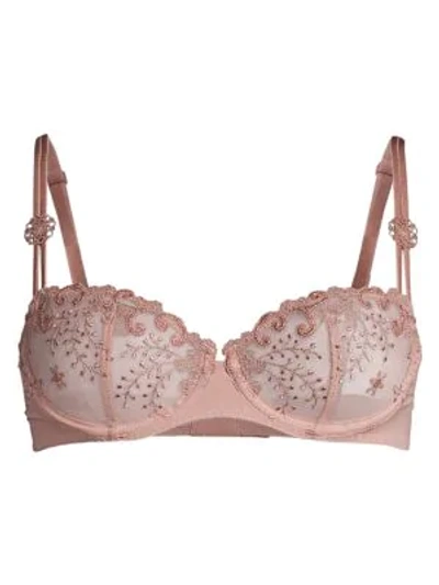 Simone Perele Delice Demi Bra In Chestnut