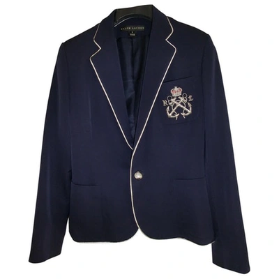 Pre-owned Ralph Lauren Blue Wool Jacket