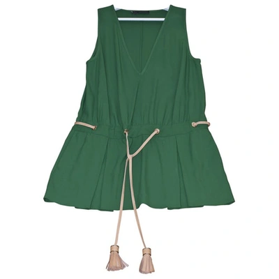 Pre-owned Dsquared2 Green Viscose Dress