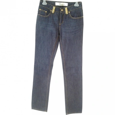 Pre-owned Blumarine Blue Cotton Jeans